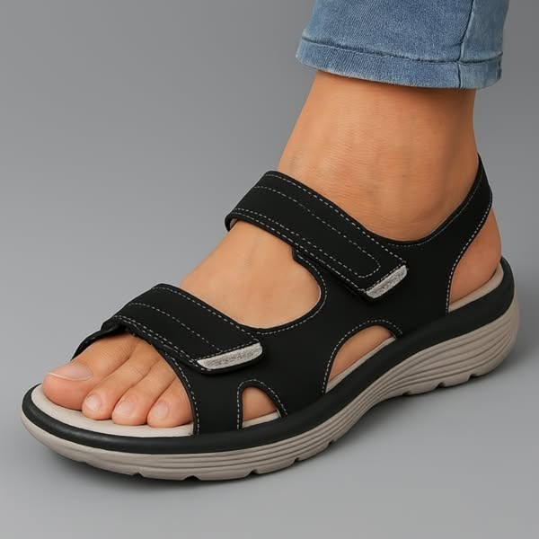 Zara - Ortopediset sandaalit sinisessä kesäisessä ilmeessä
