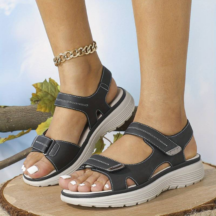 Zara - Ortopediset sandaalit sinisessä kesäisessä ilmeessä