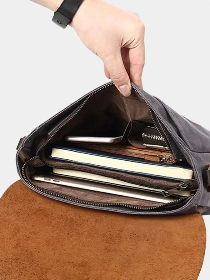 Veeti - Messenger-laukku selkeällä muodolla