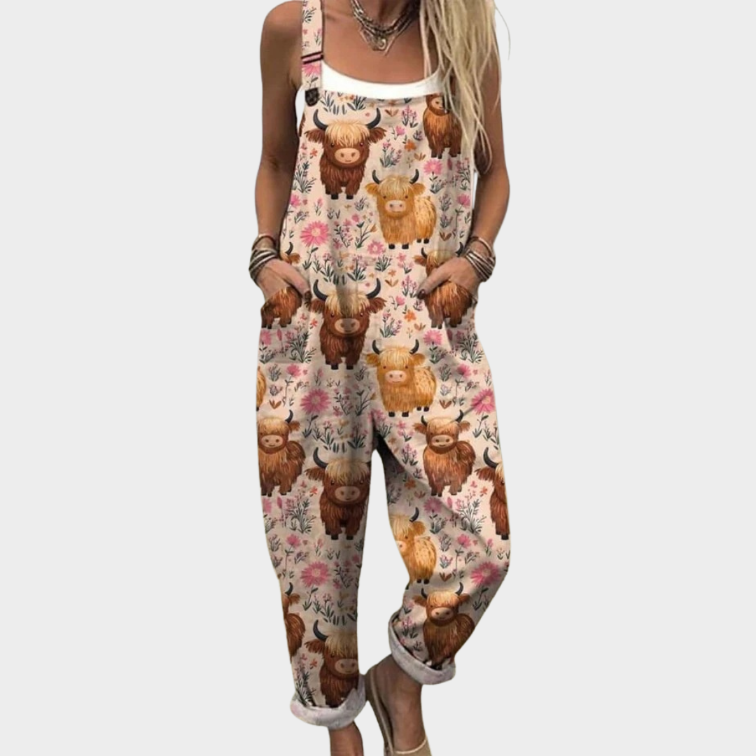 Helga - Haalari herkällä boho-kuosilla