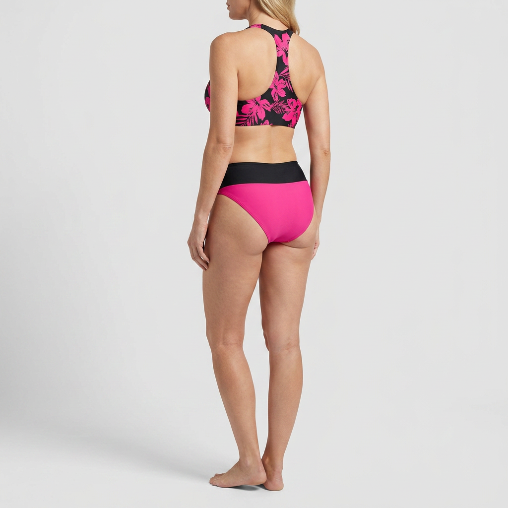 Kukkia - Bikini kauniilla kukallisella kuviolla