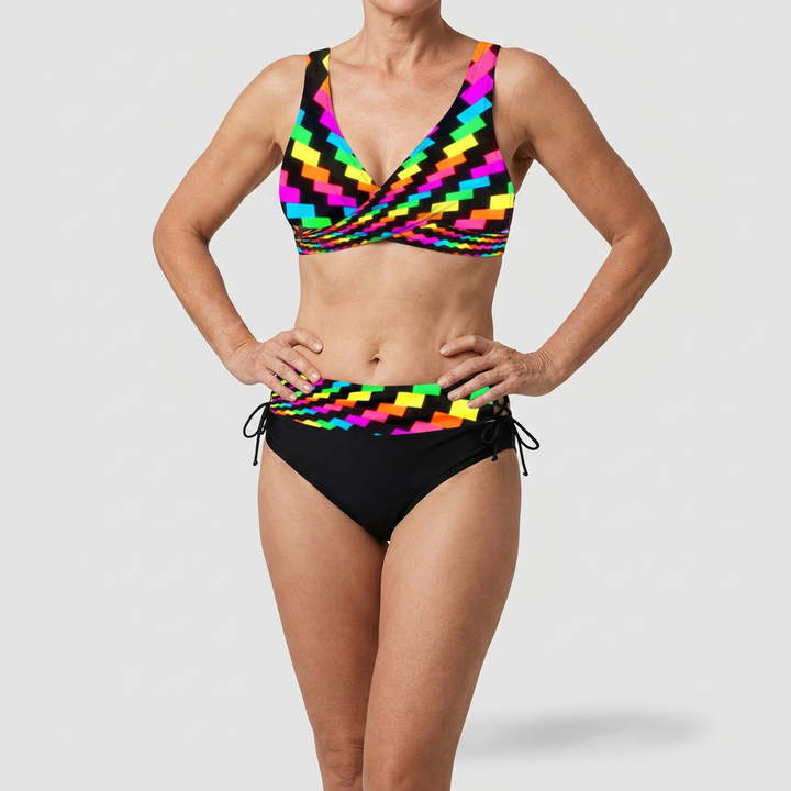 Eva - Iloinen ja värikäs bikini täynnä energiaa