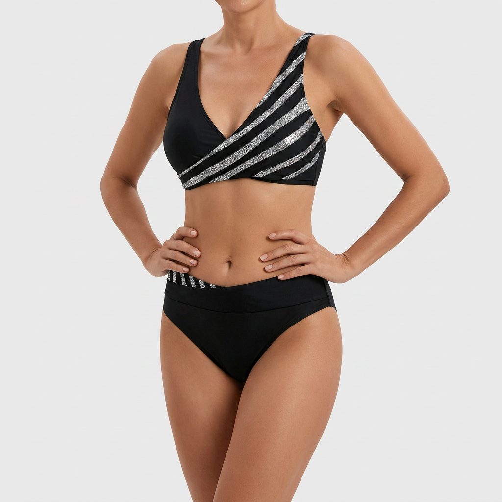 Mona - Bikini lämpimillä sävyillä ja kauniilla printillä