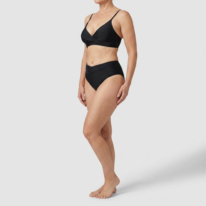 Rachelle - Korkeavyötäröinen bikini-setti tyylikkäällä ilmeellä
