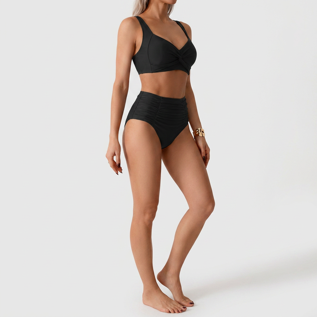 Soleil - Kesän korkeavyötäröinen bikini-setti