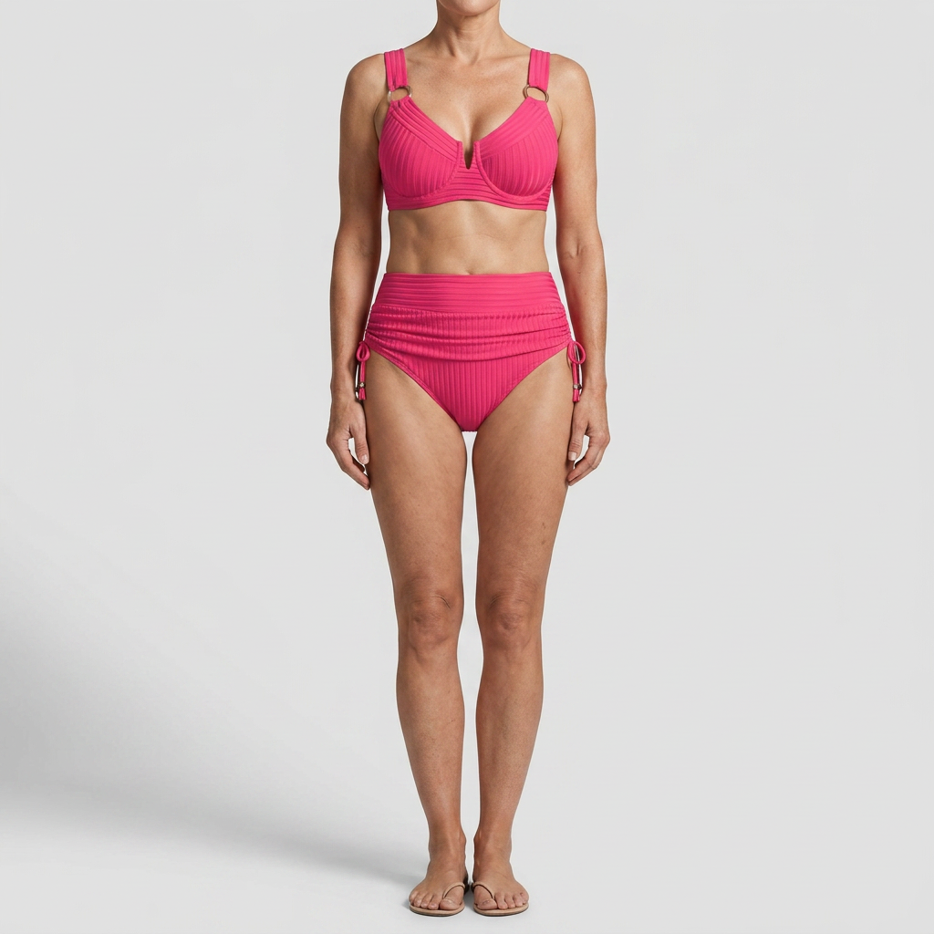 Aalto - Bikini-setti korkeavyötäröisellä alaosalla