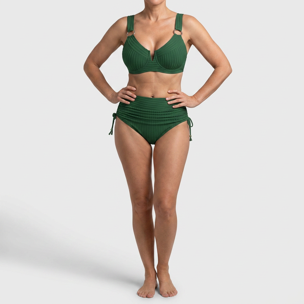 Aalto - Bikini-setti korkeavyötäröisellä alaosalla