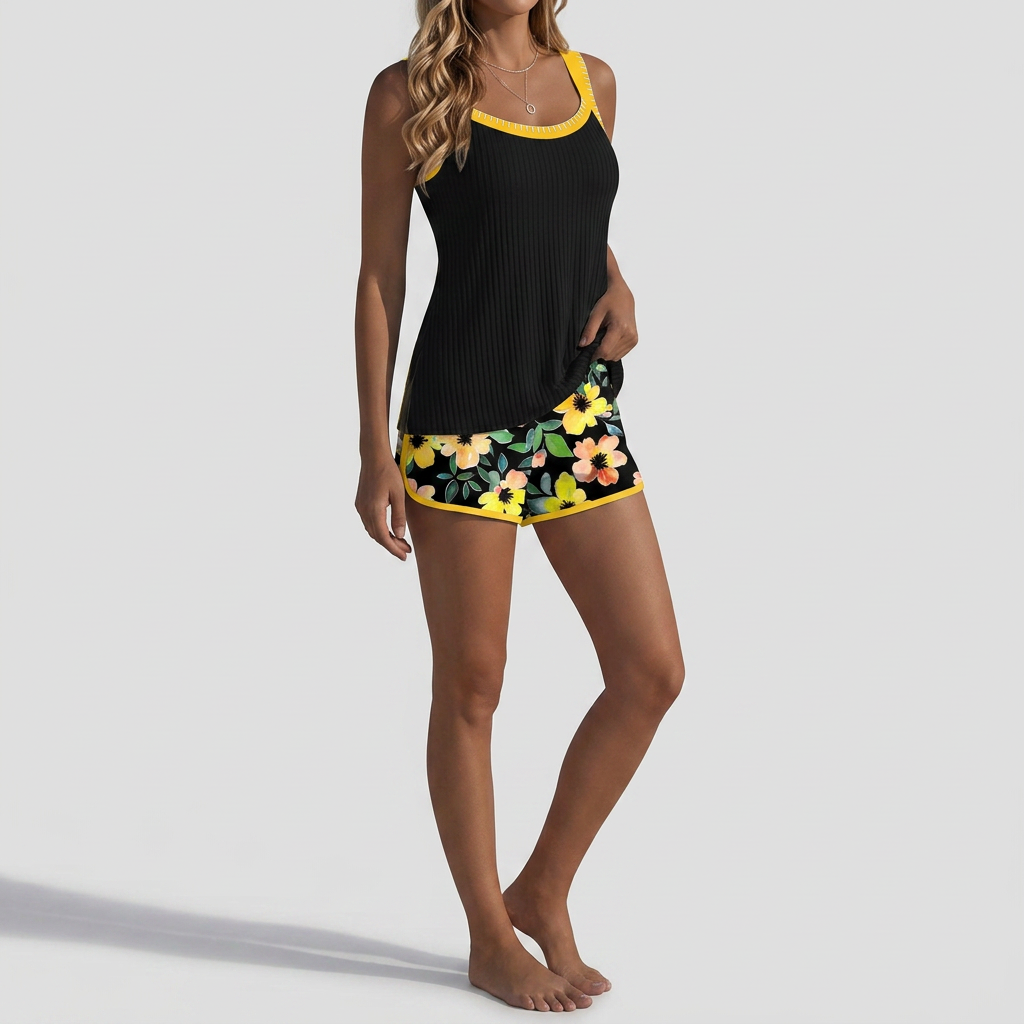 Tyyli - Elegantti tankini-setti kahdessa osassa