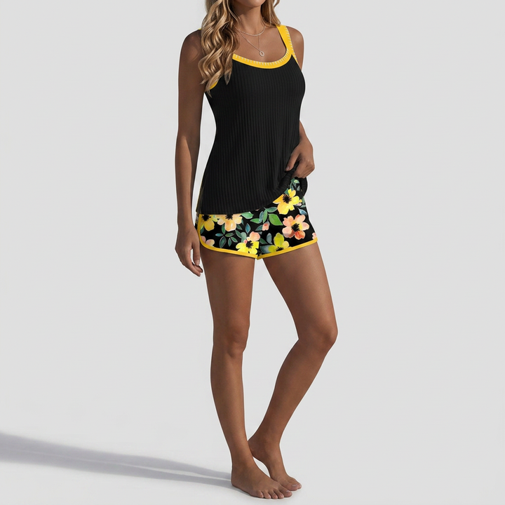 Tyyli - Elegantti tankini-setti kahdessa osassa