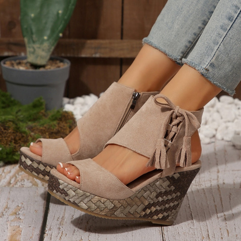 Marnie - Ergonomiset sandaalit khaki-sävyssä